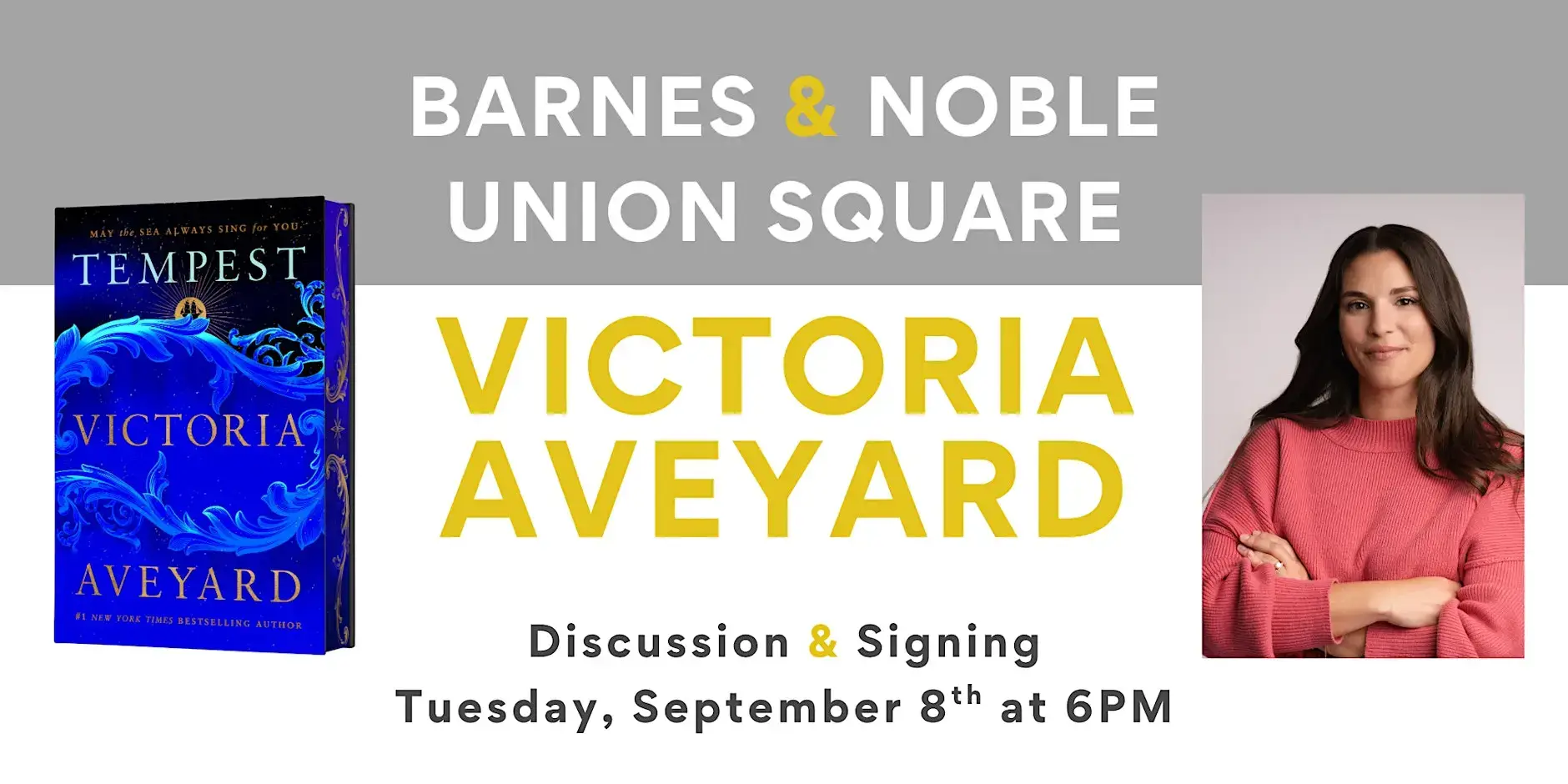 Victoria Aveyard celebrates TEMPEST at B&N Union Square